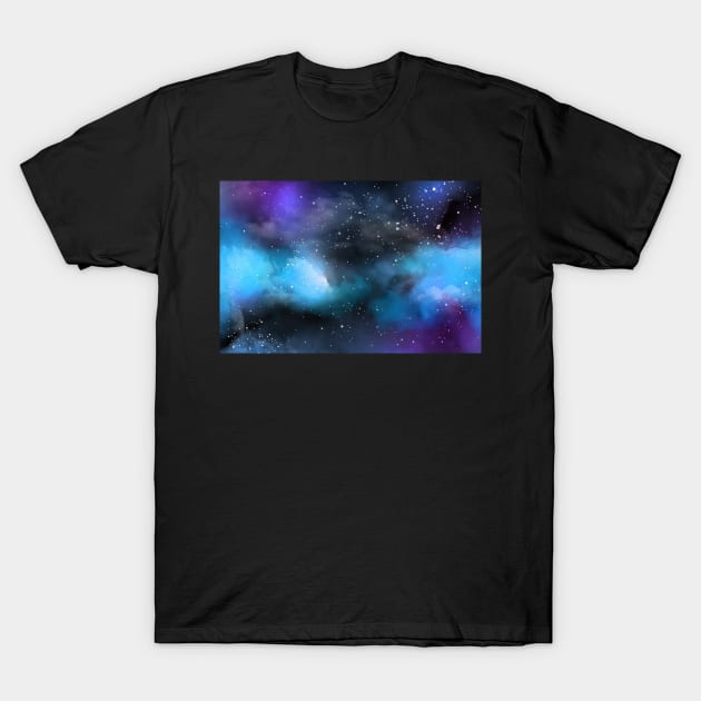 Galaxy print ,galaxy face mask ,quarantine galaxy Mask T-Shirt by AwesomeDesignArt